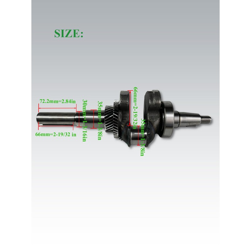 YAMAKATO 1" Crankshaft for Honda and Clone GX390 Predator 420