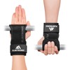 Flintronic Weight Lifting Wrist Strap, Leather Weightlifting Grip Strap, Enhanced