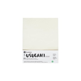Yasutomo Usugami Paper, Size 8 1/2"" x 11"", 30 Sheets, Arts and Crafts Supplies, White