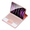 Wireless BT Keyboard USB Keypad with PU Leather Protecting Case