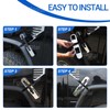 Compatible with Hummer H2 2003-2009 Hood Latch Base Covers, Stainless