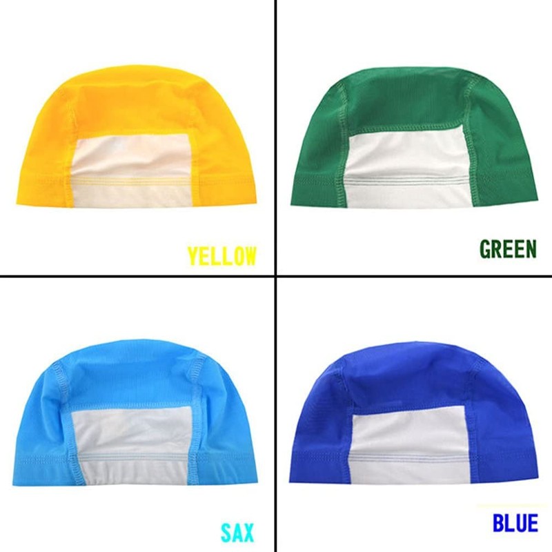 Swimming Cap, Pool Cap, Space to Write Name, For Kids