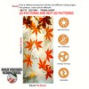 Nuxovilar Frosted Glass Maple Leaf Window Film, 16.9×39.4inch, Autumn Maple