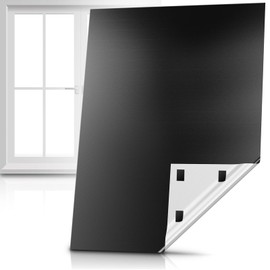Fenster Verdunkelung, 200X145CM, Fensterabdeckung mit Klettverschluss, 100% Lichtblockierende, Sichtschutz, Einfache Installation, Ideal für Schlafzimmer, Kinderzimmer, Büro & Reisen