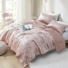 Comfort Spaces Juliette Luxe Comforter Set Velvet Lush with Soft