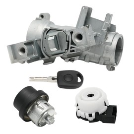 Hoypeyfiy 1K0905851B Ignition Switch Lock Cylinder Kit Replacement for Seat Leon 2006-2010, Replacement for Seat Toledo 2005-2009, Replacement for Skoda Superb 2008-2015, Replaces 1K0905851B