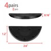 uxcell Rubber Heel for Shoes Boots Sole Heel Guard Repair