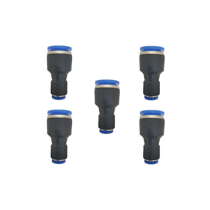 zjxed 1/2" OD x 1/4" OD Pneumatic quick Connector Push