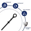 RiaYer 5 Pack Eye Bolt, 1/4” x 5" T316 Stainless