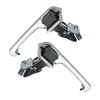 Chrome Outside Exterior Door Handle Left & Right Pair Set