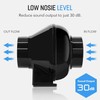 iPower 4 Inch 195 CFM Inline Fan Air Carbon Filter
