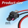 2Pack Side Marker Light Plug,Connector Pigtail Wire Harness Fit for