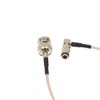 Alvin's Cables DIN 1.0/2.3 Right Angle to BNC Connector 75