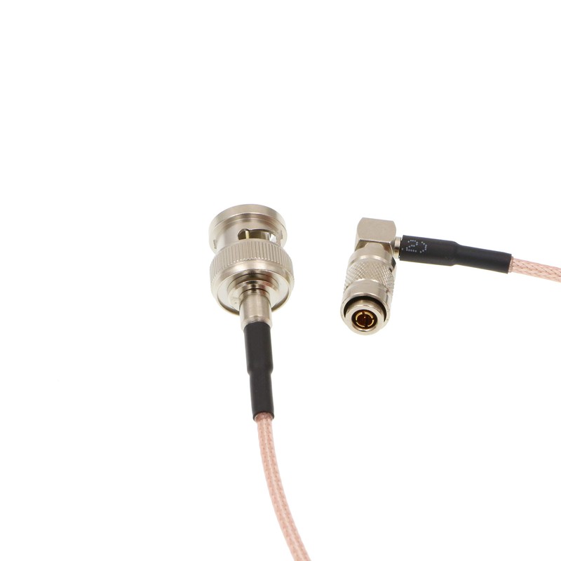 Alvin's Cables DIN 1.0/2.3 Right Angle to BNC Connector 75