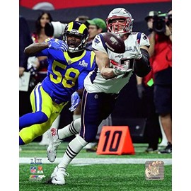Legends Gallery Patriots Rob Gronkowski During S. B. LIII 8x10 Photo Picture.