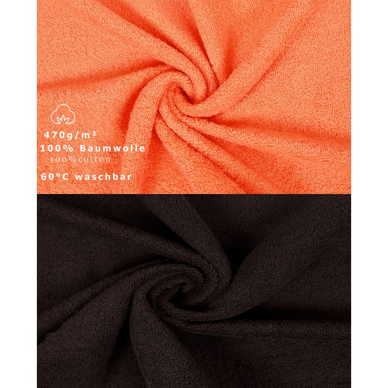 Betz Premium Flannels 100% Cotton 30 x 30 cm Orange