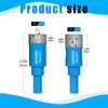 ZNXIMER Diamond Hole Saw Drill Bits - 2pcs 3/4" Diamond