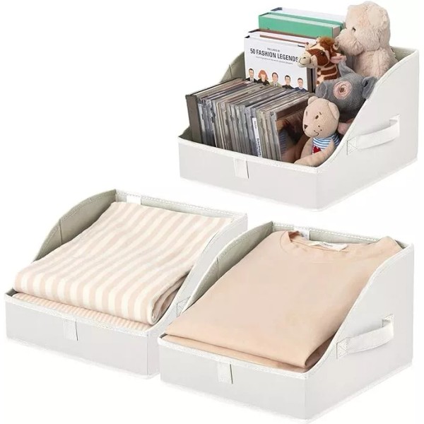 GRANNY SAYS Trapezoid Storage Bin, Closet Shelf Organizers, Fabric Storage