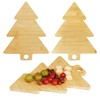 2 PCS Christmas Tree Cutting Board,14x11 In Large Wood Tree