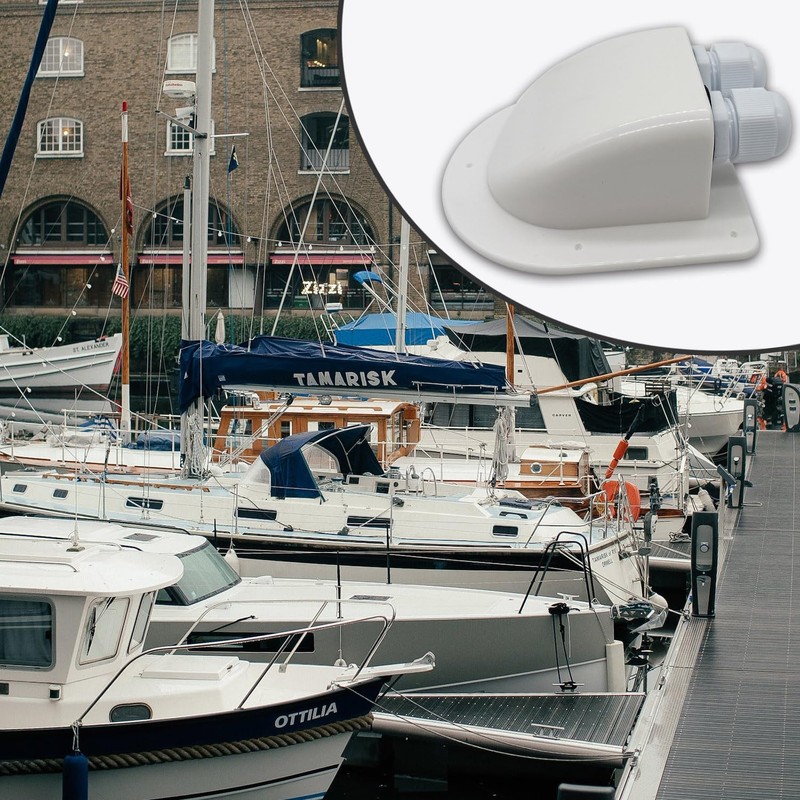 Solar Cable Grommet, Solar Double Cable Entry Gland, Waterproof Solar