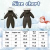 DEARBB Toddler Snowsuit Hooded Romper Jumpsuit Baby Boy Girl Winter