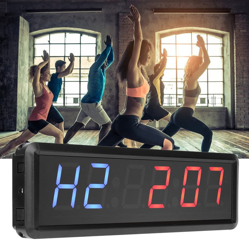 1.8in LED Digital Timer with Remote Control Countdown Interval Clock