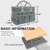 Cupohus Water-Resistant Art Organizer Tote Bag - Craft Storage Bag