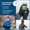TrailHeads Men’s Running Gloves - Black Touchscreen Gloves - Lightweight