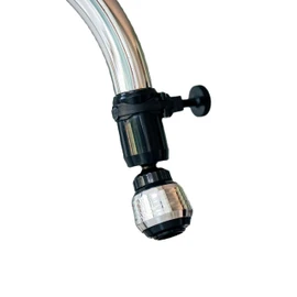 Eco-flow Tucana Tap Adapter| Two Function Tap Aerator/Shower Flow with 360 Rotation | Water Saving, Fits in Mins | Italian Made