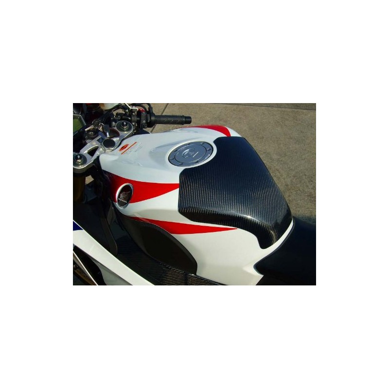 Clever Wolf Plain Weave Carbon Half Tank Protector For Honda