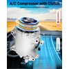 Dacall Air Conditioner AC Compressor with Clutch Fit for Honda