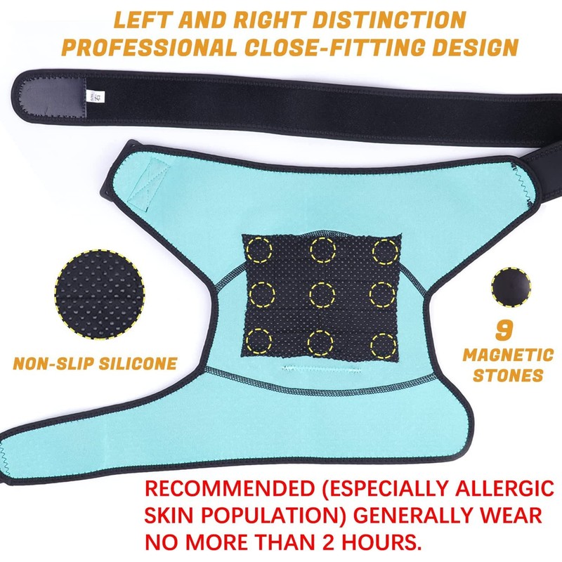 Thx4COPPER Shoulder Brace Adjustable Compression Shoulder Splint for Shoulders Stability