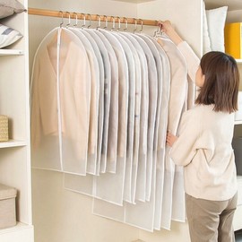 5-Pack Translucent Garment Storage Covers (Medium) 58X87