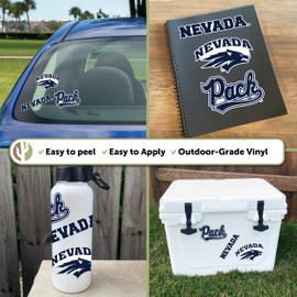Desert Cactus University of Nevada Reno Sticker UNR Wolf Pack Vinyl Decals Laptop Water Bottle Car Scrapbook T5 (Type 5-1)
