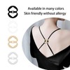 Nzexlyva 20 Pcs Racerback Bra Strap Clips, Anti-Slip Bra Strap