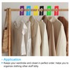 PATIKIL Clothes Dividers for Hanging Clothes, 20 Pack Rectangle Closet