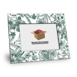 Medicinal Plants Picture Frame - Holds 5x7 Photo-Overall size 8x10