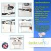Gecko-Loc Extra Long Wide Adjustable Length over the showerhead hanging