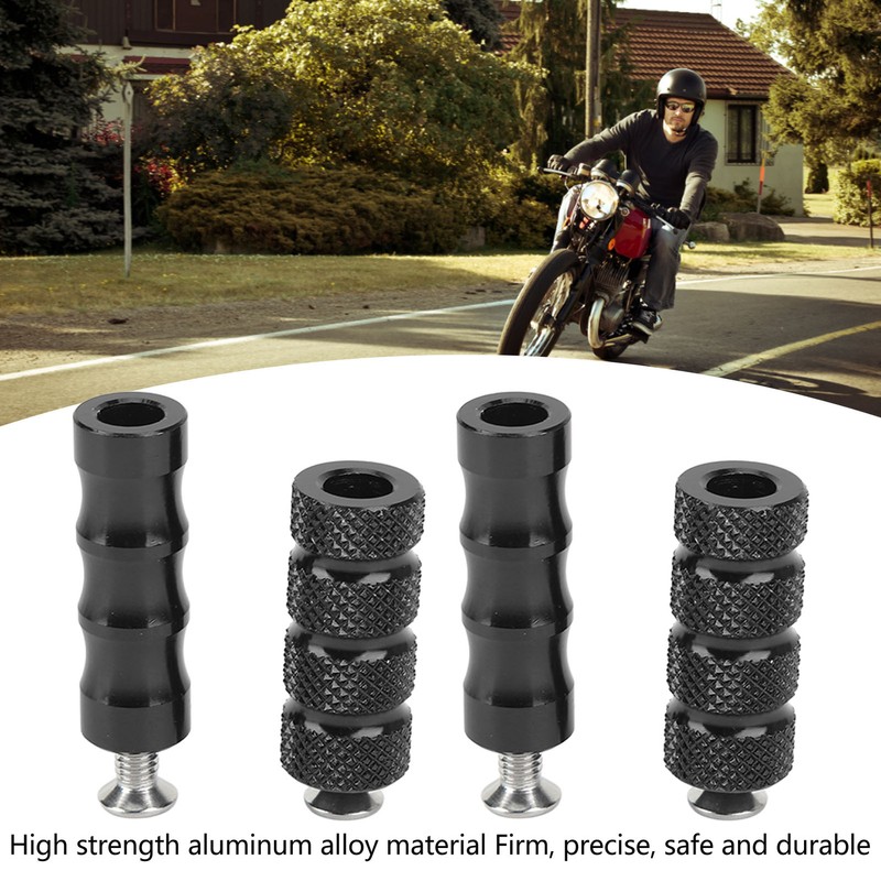 2 Pair Motorcycle Brake Foot Peg CNC Process Plating Precise