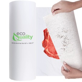 [2 Pack] EcoQuality Butcher Paper 30 in x 1000 ft - Roll for Butcher, Freezer Paper Great for Restaurants, Food Service, Butcher Paper, Meat Paper, Freezer Roll, Butcher Roll, MG30