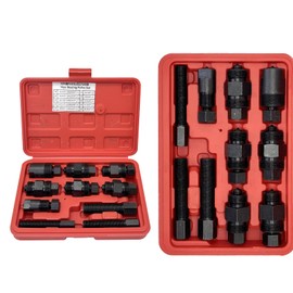 LK LEAPING KNIGHT Motorcycle Flywheel Puller Tool Set 10PCS,Flywheel Puller Set fit for Motorcycle Bikes, Honda, Suzuki, Bosch, Kawasaki, Ducati, Yamaha Flywheel