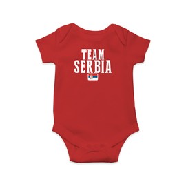 Serbia Baby Bodysuit Soccer national team for World Cup 2022 Infant Baby Girls Boys Add Customized Name and Number