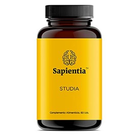 Sapientia Studia Nootrópico 100% natural - Complejo B, Leticina de Soya, Alpha GPC, Ginseng, Melena de León, Omega 3