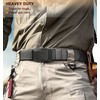 Tactical Belt for Men,BULLIANT Men Stretch Nylon Web Gift Belt
