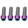 Outbit Brake Lever Bolt, Bicycle Bolt, 4 Pieces M6 x
