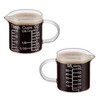 Ackers Etched Graduated Glass Measuring Cup - [Insulated Handle |