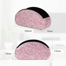 Remote Control Holder Organizer Table Desk Leather Control Storage TV Remote Control Organizer with 5 Spacious Compartments Bling Crystal Luxury Handmade Diamond