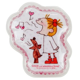 Coco-chan RYL-1077 Greeting Life Lunch Box Cold Insulated Cool Gel Coco Pink