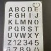 Unbranded Reusable Art Planner Stencil Alphabets Numbers Explanations mq Mixed