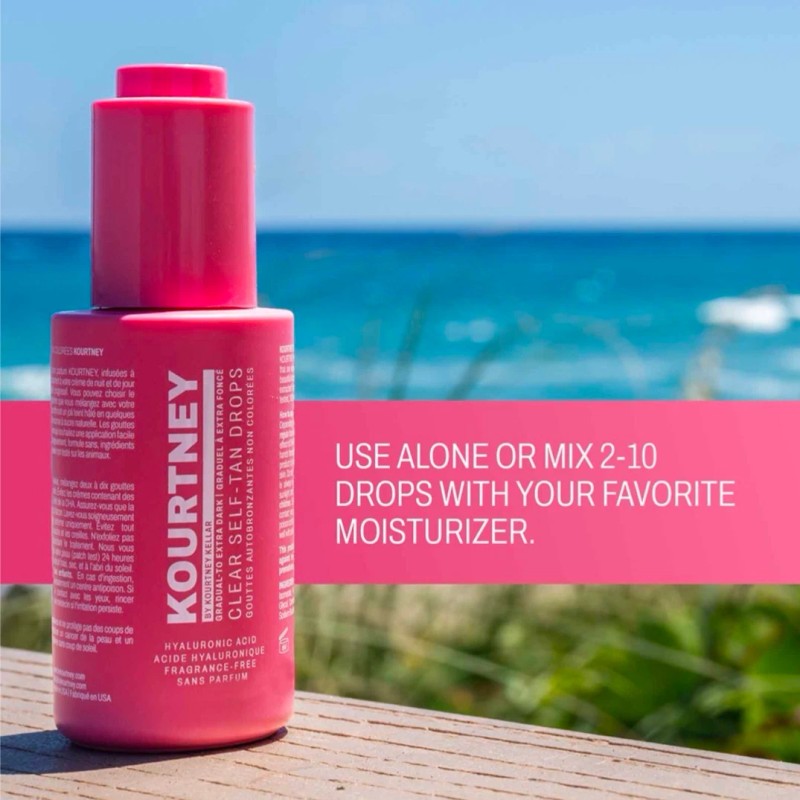 Kourtney Kellar Full Self-Tanning System, Mousse, Lotion, Face Drops Tanning
